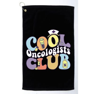 Cool Oncologists Club Oncology Practitioner Squad Groovy Gift Golf Towel