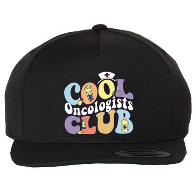 Cool Oncologists Club Oncology Practitioner Squad Groovy Gift Wool Snapback Cap
