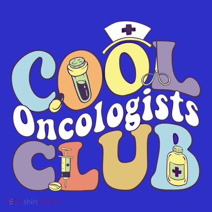 Cool Oncologists Club Oncology Practitioner Squad Groovy Gift 16 in Basic Backpack