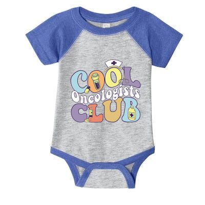Cool Oncologists Club Oncology Practitioner Squad Groovy Gift Infant Baby Jersey Bodysuit