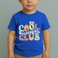 Cool Oncologists Club Oncology Practitioner Squad Groovy Gift Toddler T-Shirt