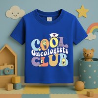 Cool Oncologists Club Oncology Practitioner Squad Groovy Gift Toddler T-Shirt