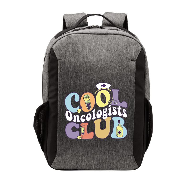Cool Oncologists Club Oncology Practitioner Squad Groovy Gift Vector Backpack