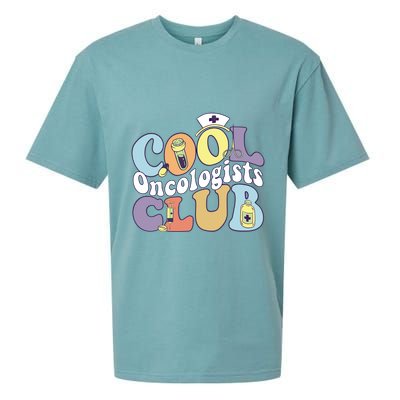Cool Oncologists Club Oncology Practitioner Squad Groovy Gift Sueded Cloud Jersey T-Shirt