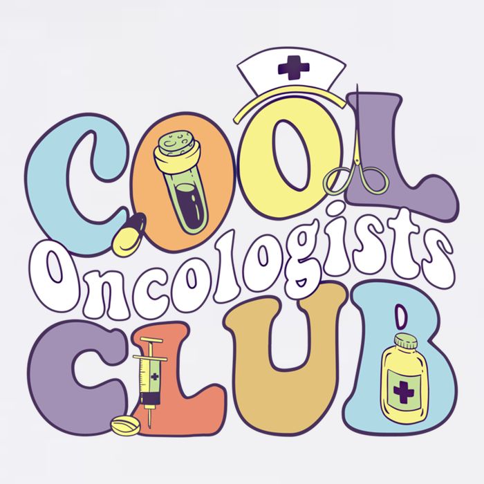 Cool Oncologists Club Oncology Practitioner Squad Groovy Gift Garment-Dyed Sweatshirt