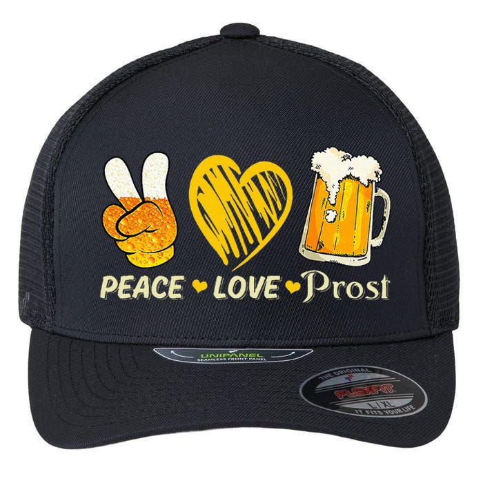 cute oktoberfest costume love prost prost oktoberfest Flexfit Unipanel Trucker Cap