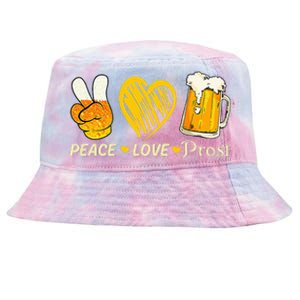 cute oktoberfest costume love prost prost oktoberfest Tie-Dyed Bucket Hat