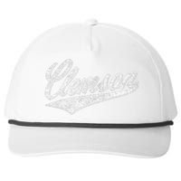 City Of Clemson South Carolina Varsity Script Sports Jersey Snapback Five-Panel Rope Hat