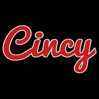 Cincinnati Ohio Classic Red Script Cincy City Drawstring Bag