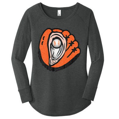 Chesapeake Oyster Catchers Logo Women's Perfect Tri Tunic Long Sleeve Shirt