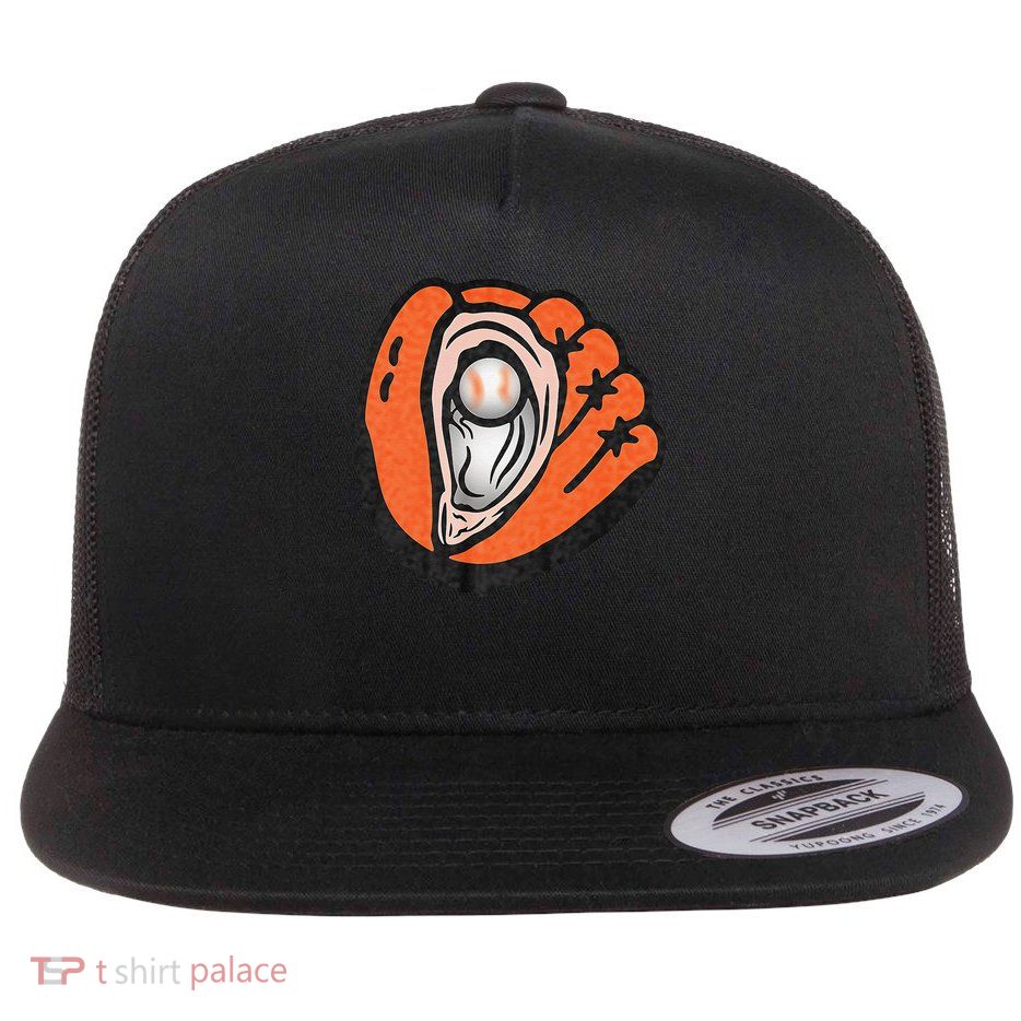 Chesapeake Oyster Catchers Logo Flat Bill Trucker Hat