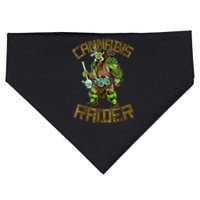 Cool Orc Cannabis Raider Marijuana 420 Fantasy RPG Weed Fan USA-Made Doggie Bandana