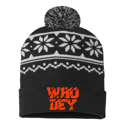 Cinci Ohio USA-Made Snowflake Beanie