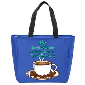 Cup Of Coffee Coffee Er And Office Worker Gift Zip Tote Bag