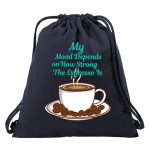 Cup Of Coffee Coffee Er And Office Worker Gift Drawstring Bag