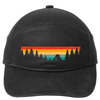 Camping Outdoor Clothing Camping 7-Panel Snapback Hat