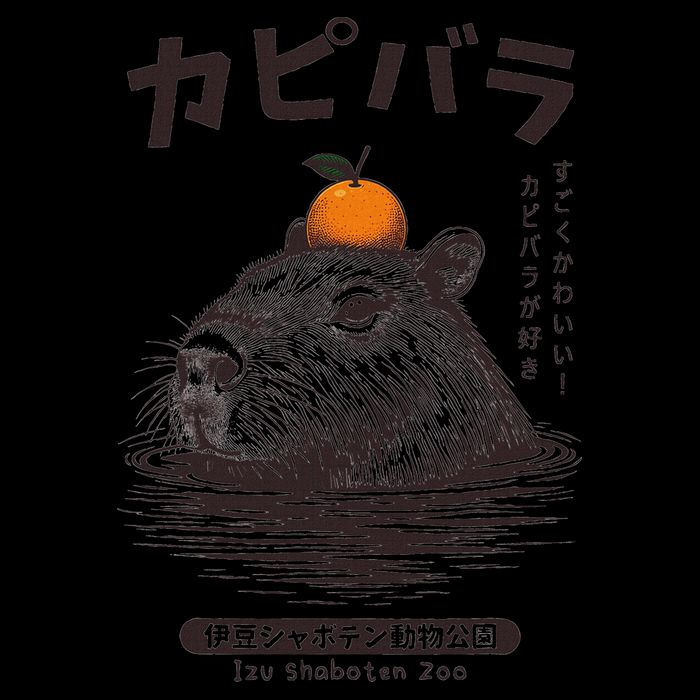 Capybara Onsen Capybara With Orange Capybara Lovers 16oz Travel Tumbler