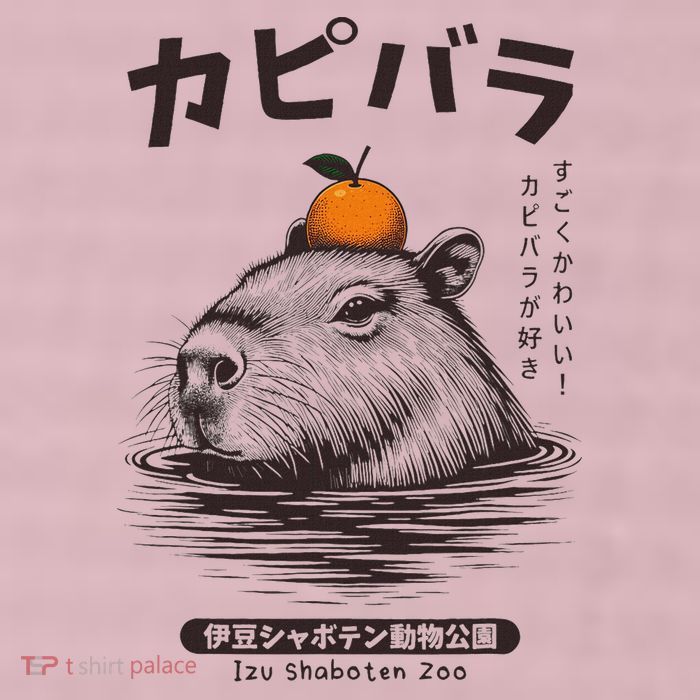 Capybara Onsen Capybara With Orange Capybara Lovers 25L Jumbo Tote