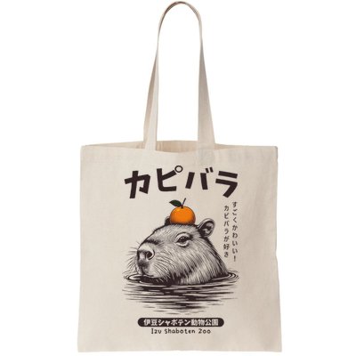 Capybara Onsen Capybara With Orange Capybara Lovers Bag