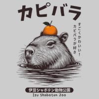Capybara Onsen Capybara With Orange Capybara Lovers Tie-Dye T-Shirt