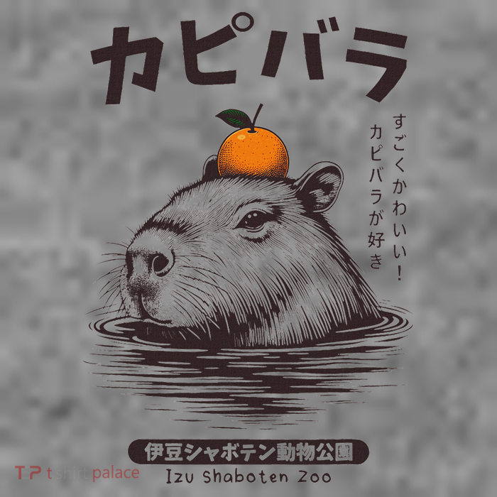 Capybara Onsen Capybara With Orange Capybara Lovers Tall Sweatshirt