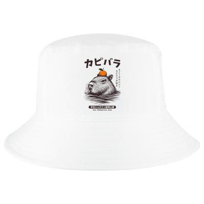 Capybara Onsen Capybara With Orange Capybara Lovers Cool Comfort Performance Bucket Hat