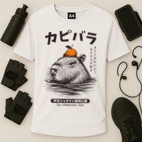 Capybara Onsen Capybara With Orange Capybara Lovers Performance Shirt