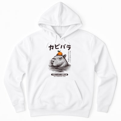 Capybara Onsen Capybara With Orange Capybara Lovers Hoodie