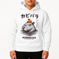 Capybara Onsen Capybara With Orange Capybara Lovers Hoodie