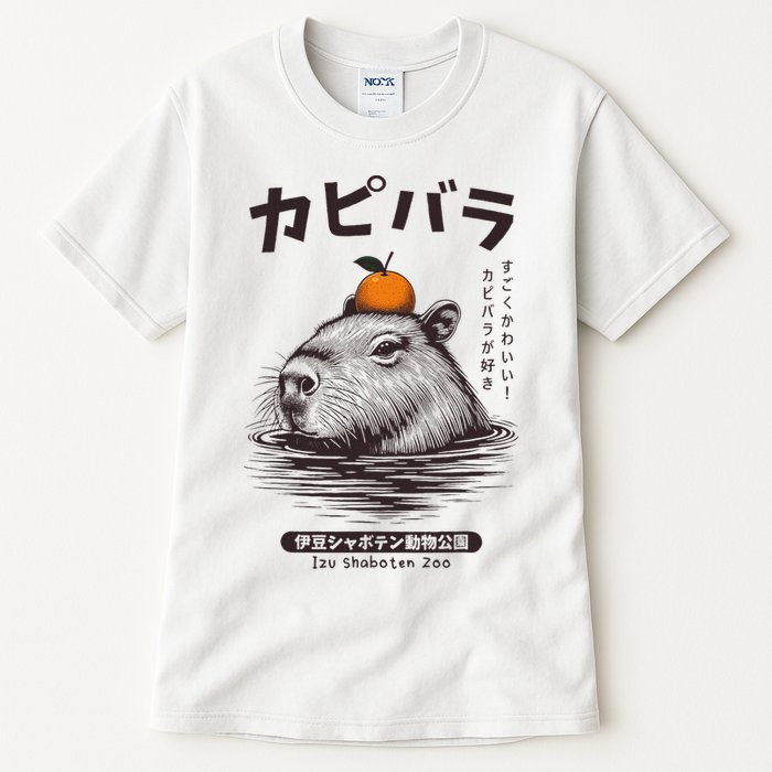 Capybara Onsen Capybara With Orange Capybara Lovers Tall T-Shirt