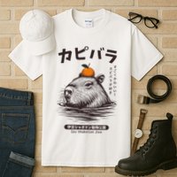 Capybara Onsen Capybara With Orange Capybara Lovers Tall T-Shirt