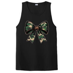 Camouflage Old Camo Bow Camo Coquette Bow Hunting Gift PosiCharge Competitor Tank