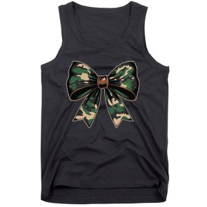 Camouflage Old Camo Bow Camo Coquette Bow Hunting Gift Tank Top