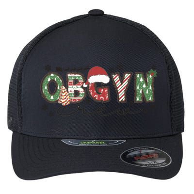 Christmas Obgyn Crew Obgyn Nurse Ultrasound Nurse Crew Great Gift Flexfit Unipanel Trucker Cap