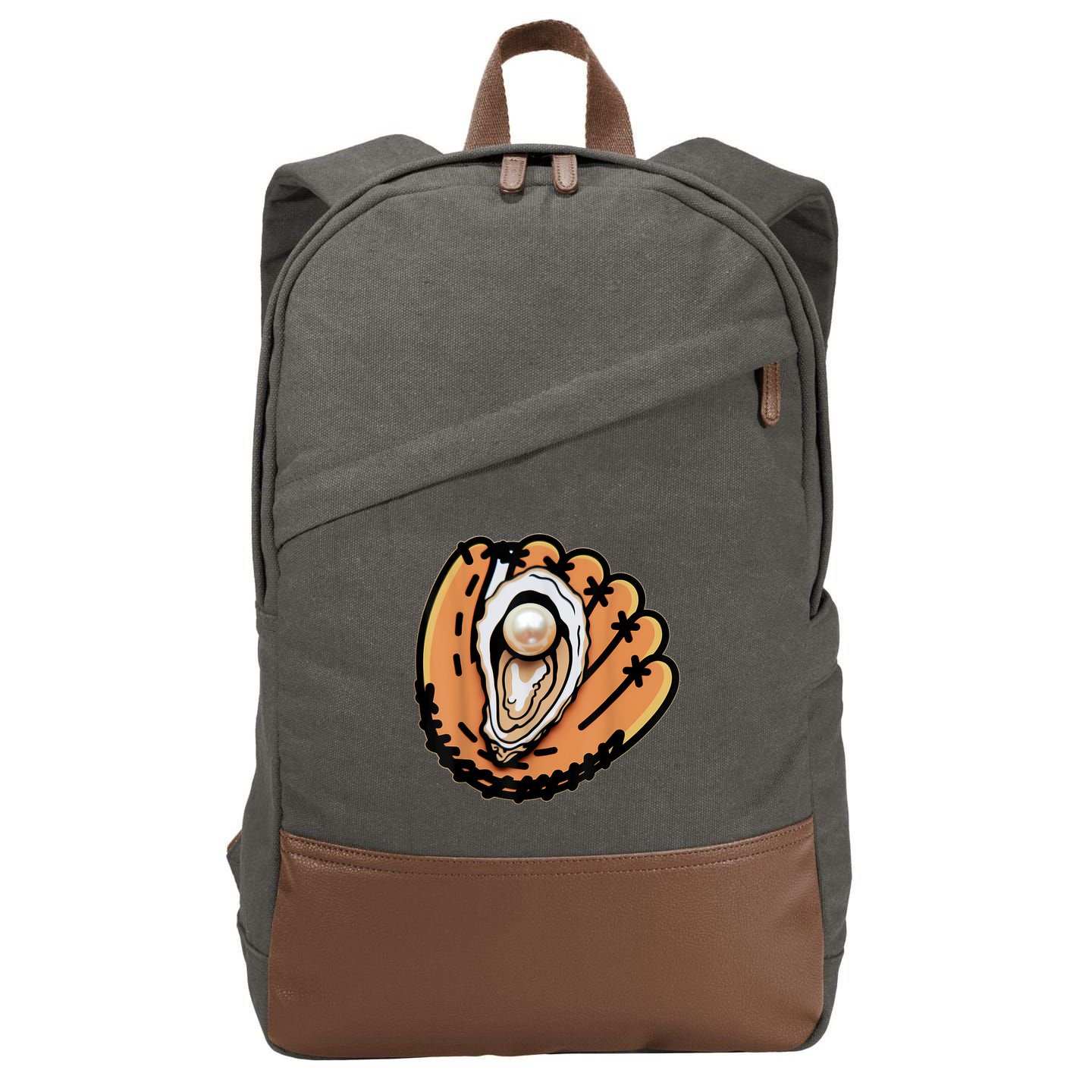  Chesapeake Oyster Catchers Tees Chesapeake Oyster Catchers Baseball Cotton Canvas Backpack