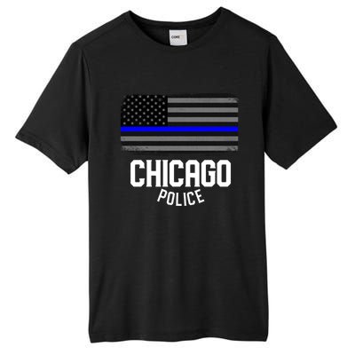 City Of Chicago Police Officer Illinois Policemancity Of Chicago Police Officer Tall Fusion ChromaSoft Performance T-Shirt