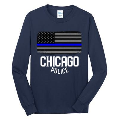 City Of Chicago Police Officer Illinois Policemancity Of Chicago Police Officer Tall Long Sleeve T-Shirt