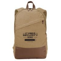 Cybersecurity Outfit Computer Security Computer Engineer Cotton Canvas Backpack