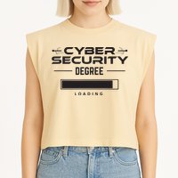 Cybersecurity Outfit Computer Security Computer Engineer Garment-Dyed Women's Muscle Tee