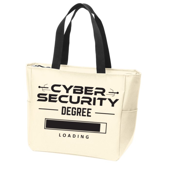Cybersecurity Outfit Computer Security Computer Engineer Zip Tote Bag