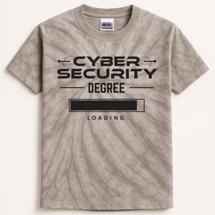 Cybersecurity Outfit Computer Security Computer Engineer Kids Tie-Dye T-Shirt