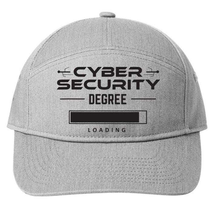 Cybersecurity Outfit Computer Security Computer Engineer 7-Panel Snapback Hat
