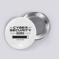 Cybersecurity Outfit Computer Security Computer Engineer Button