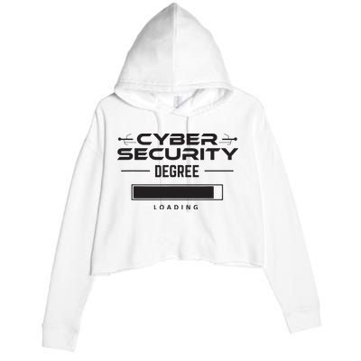 Cybersecurity Outfit Computer Security Computer Engineer Crop Fleece Hoodie