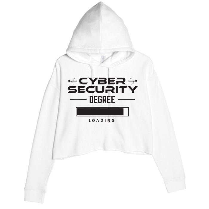 Cybersecurity Outfit Computer Security Computer Engineer Crop Fleece Hoodie