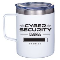 Cybersecurity Outfit Computer Security Computer Engineer 12oz Stainless Steel Coffee Mug