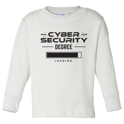 Cybersecurity Outfit Computer Security Computer Engineer Toddler Long Sleeve Shirt