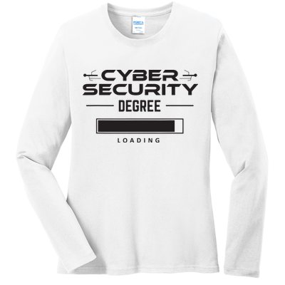 Cybersecurity Outfit Computer Security Computer Engineer Ladies Long Sleeve Shirt