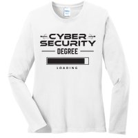 Cybersecurity Outfit Computer Security Computer Engineer Ladies Long Sleeve Shirt