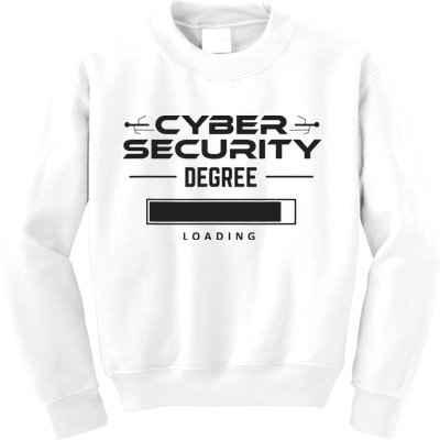 Cybersecurity Outfit Computer Security Computer Engineer Kids Sweatshirt